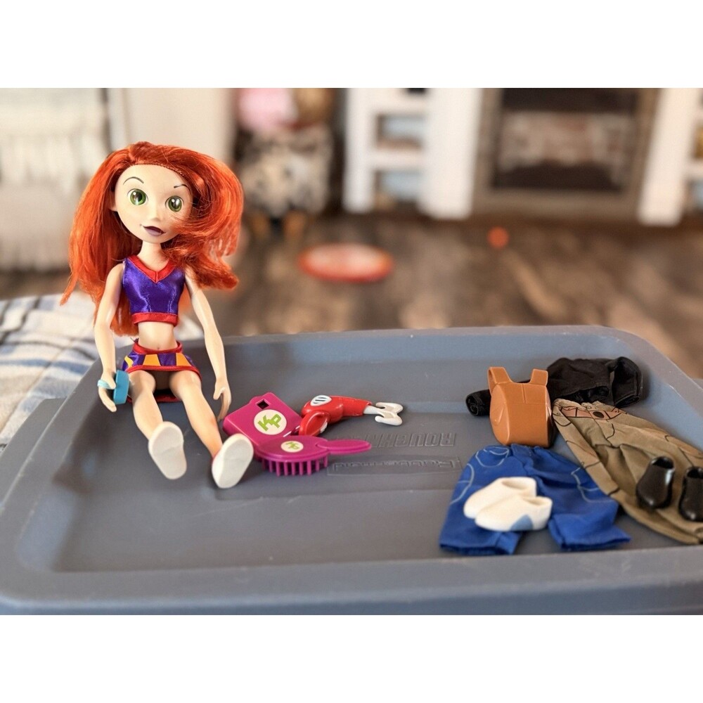 Vintage Y2K Kim Possible Doll With Accessories And Outfits